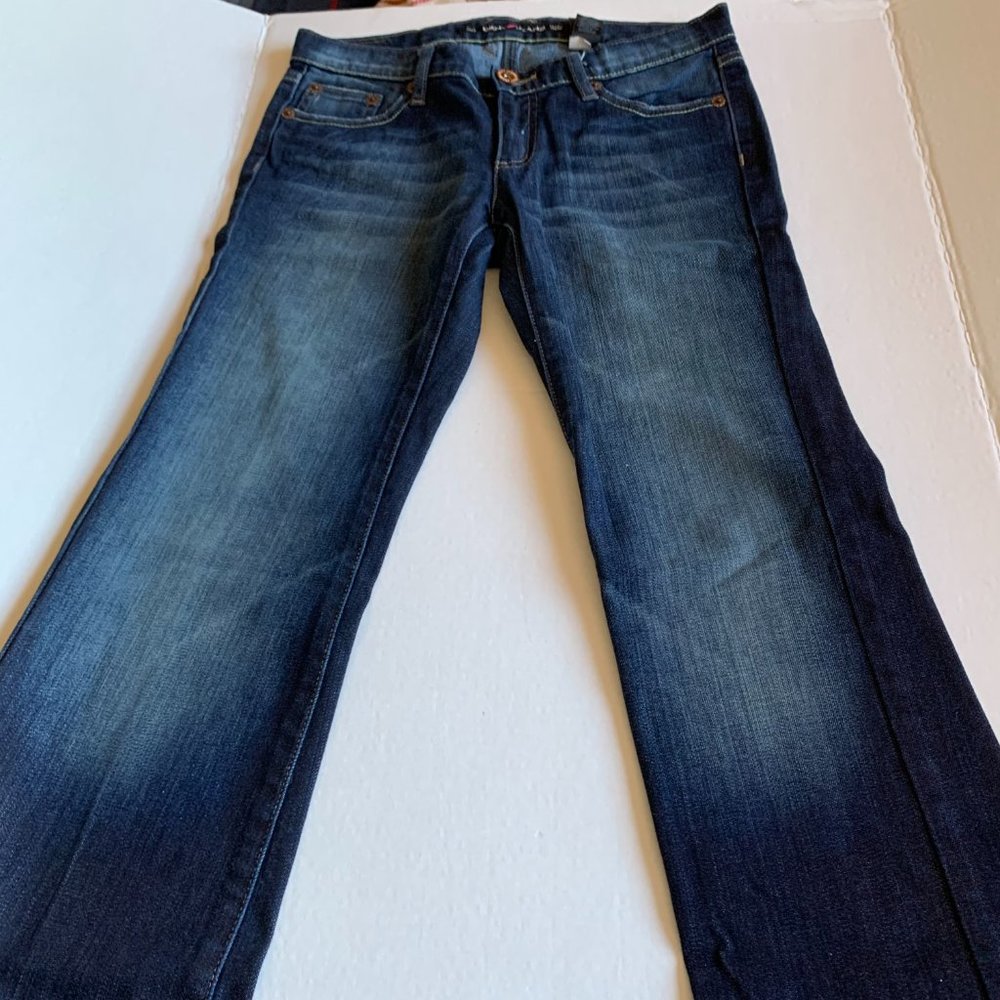 DKNY Womens Downtown Brooklyn Denim Boot Cut Jeans Size 7